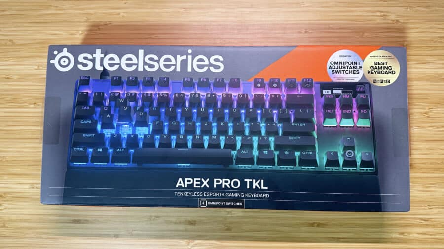 SteelSeries Apex Pro TKL (2023)のパッケージ